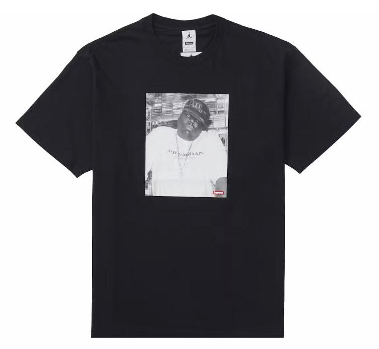 Supreme Jordan Biggie S S Top Nero