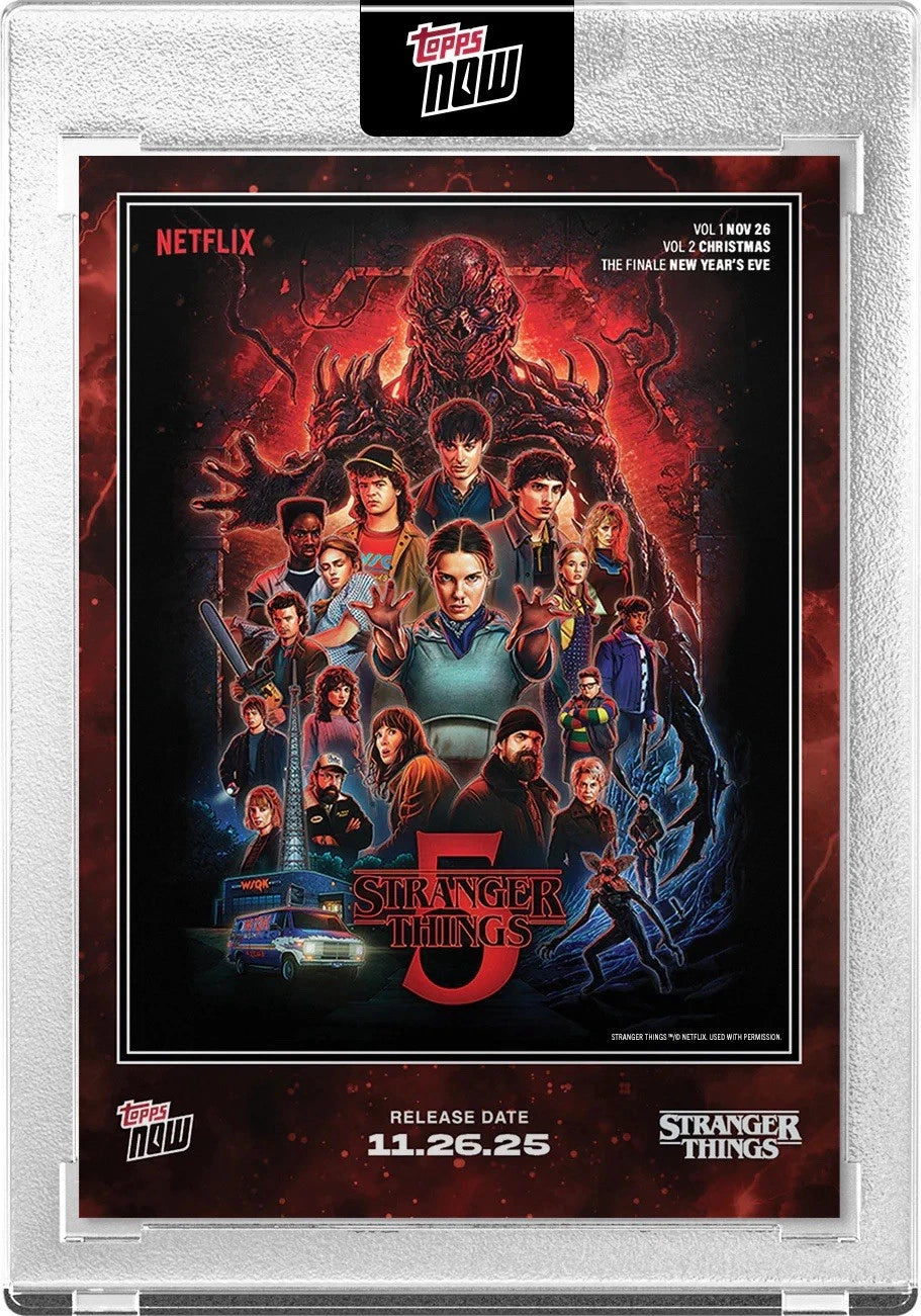 TOPPS 2025 STRANGER THINGS STRA TOPPS NOW SEASON 5