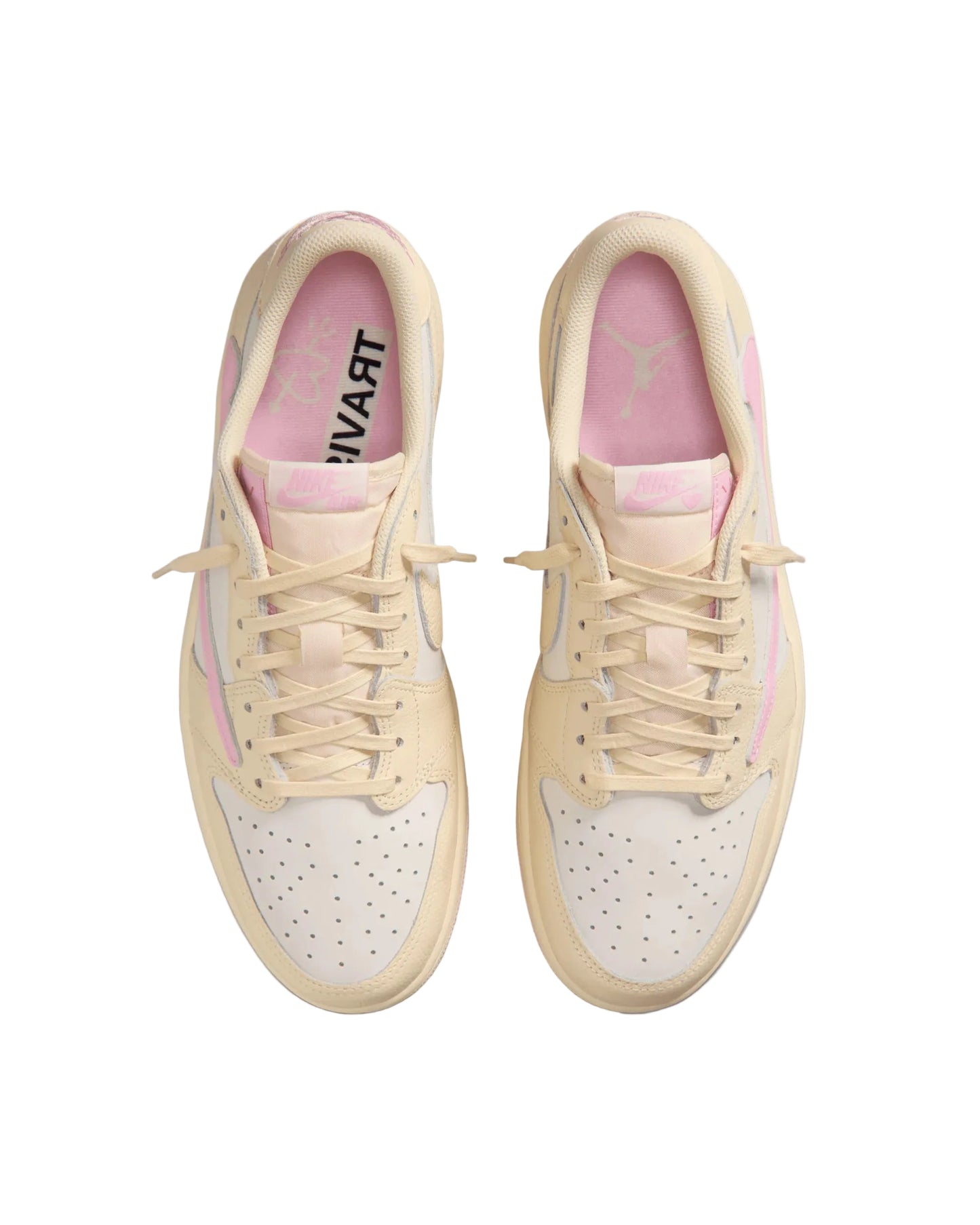 JORDAN X TRAVIS SCOTT AJ 1 LOW OG SP "SHY PINK"