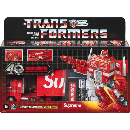 Supreme Transformers G1 Optimus Prime Rosso