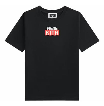Kith x Peanuts Cuccia per Cani Maglietta Logo Classico Nero