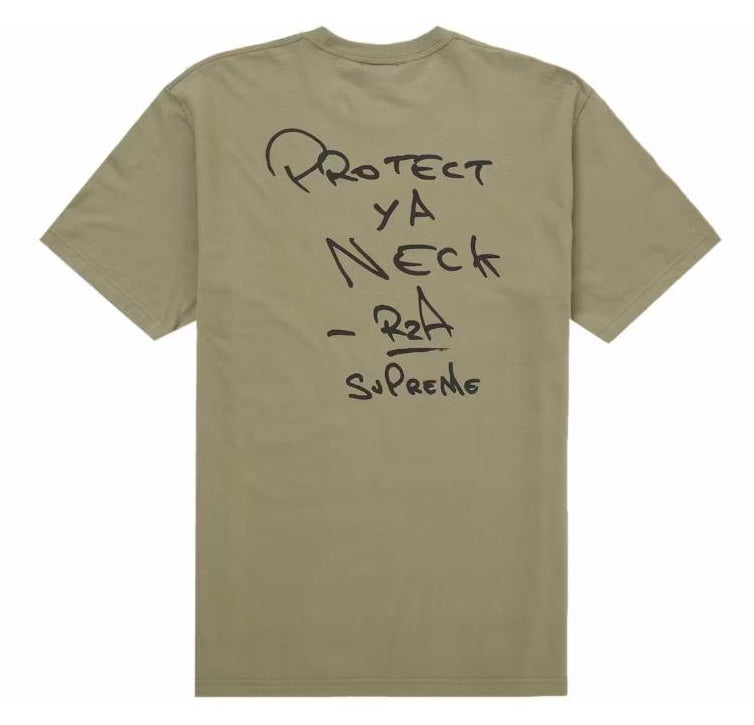 T-shirt Supreme Wu-Tang Clan RZA Oliva Chiara