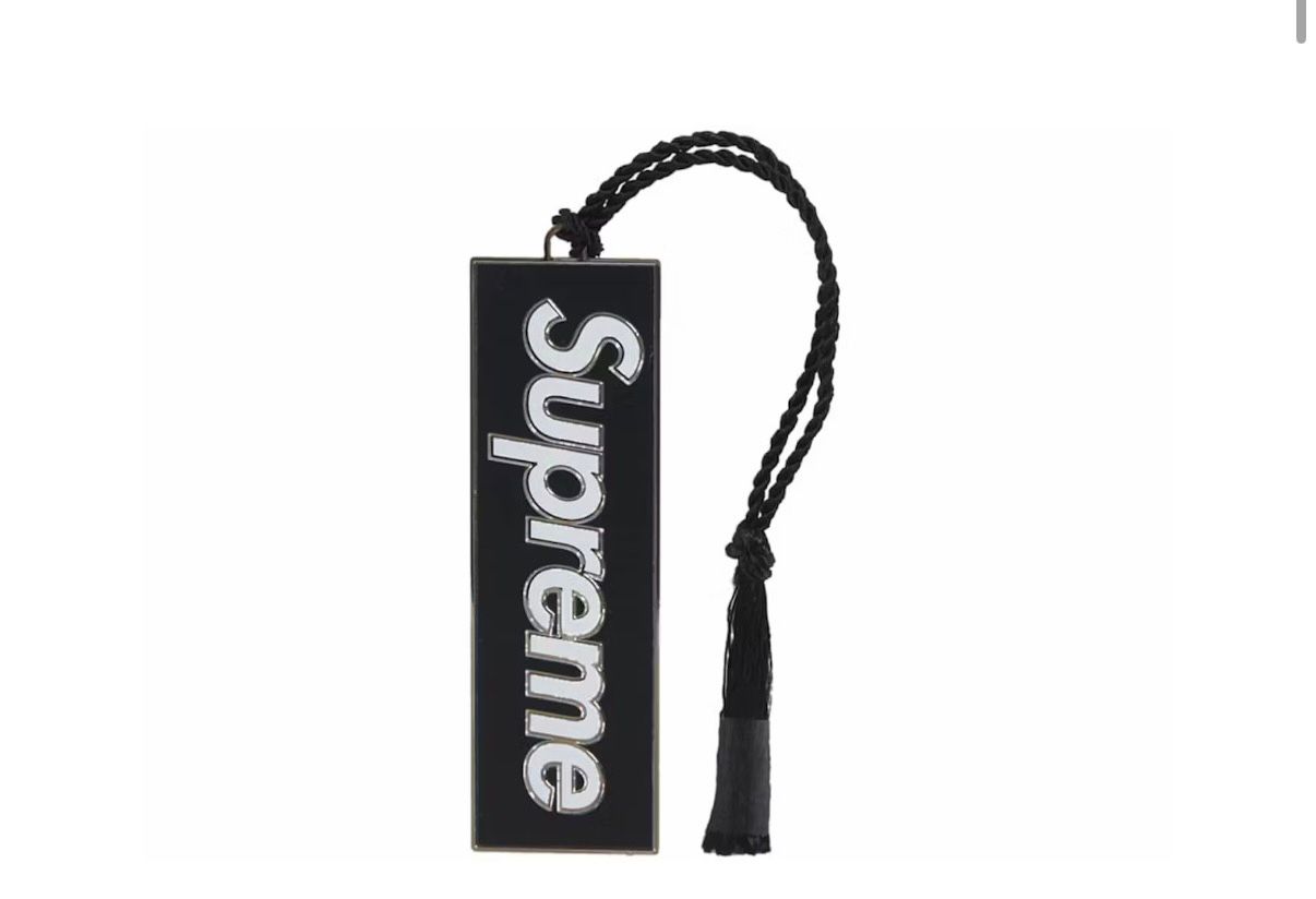 Supreme David Howell & Co. Metal Bookmark Black